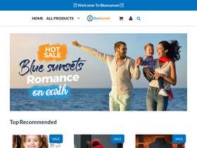 Bluesunset homepage screenshot