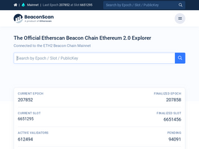 'beaconscan.com' screenshot