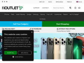 'theioutlet.com' screenshot