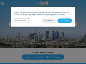 'meteojob.com' screenshot