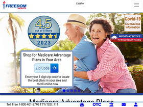 'freedomhealth.com' screenshot
