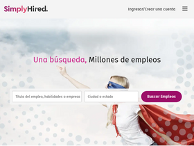 'simplyhired.mx' screenshot