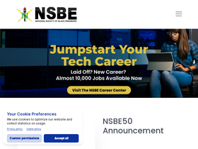 'nsbe.org' screenshot