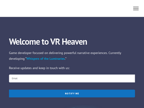 'vrheaven.io' screenshot
