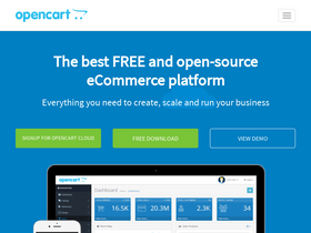 'opencart.com' screenshot