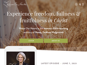 'reviveourhearts.com' screenshot
