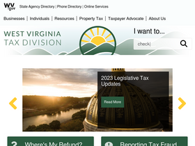 'wvtax.gov' screenshot