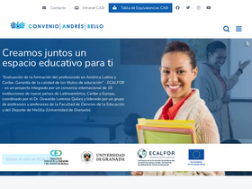 'convenioandresbello.org' screenshot