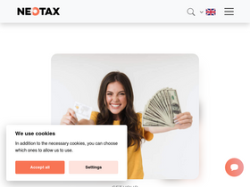 'neotax.eu' screenshot