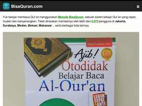 'bisaquran.com' screenshot