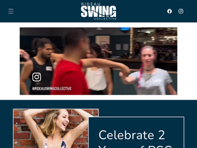 Rideau Swing Collective website screenshot