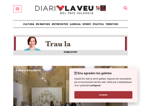 'diarilaveu.cat' screenshot