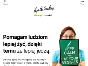 'agamasmaka.pl' screenshot