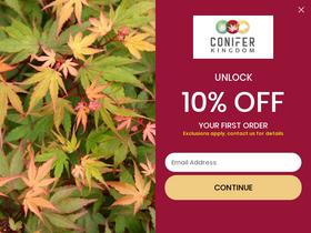 'coniferkingdom.com' screenshot