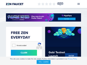 'getzen.cash' screenshot