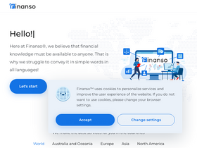 'finanso.com' screenshot