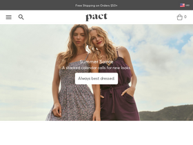 'wearpact.com' screenshot