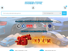 'hobbytime.com.tr' screenshot