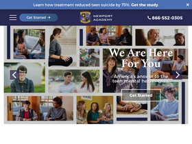 'newportacademy.com' screenshot