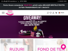 '1001cosmetice.ro' screenshot