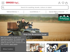 'griggsagri.co.uk' screenshot