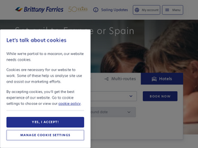 'brittany-ferries.ie' screenshot