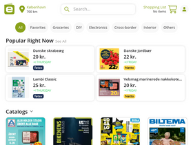 'etilbudsavis.dk' screenshot