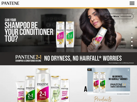 'pantene.in' screenshot
