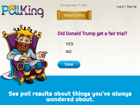 'pollking.com' screenshot