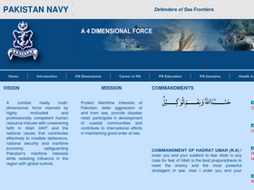 'paknavy.gov.pk' screenshot