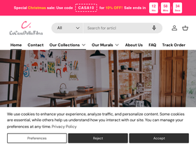 Lacasadellafibra website screenshot