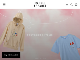 'twosetapparel.com' screenshot
