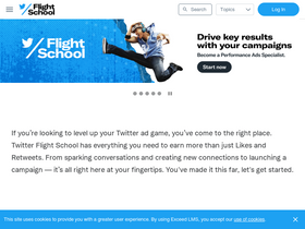 'twitterflightschool.com' screenshot