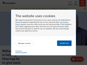 'hearinglife.com' screenshot