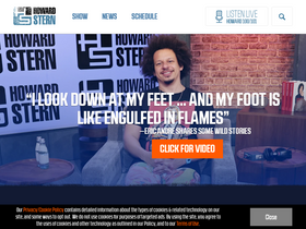 'howardstern.com' screenshot