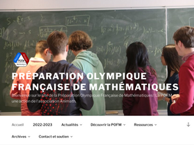 'maths-olympiques.fr' screenshot