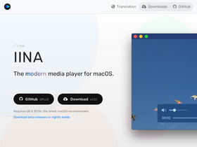 'iina.io' screenshot