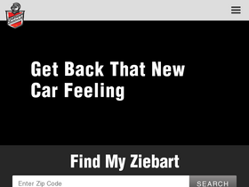 'ziebart.com' screenshot