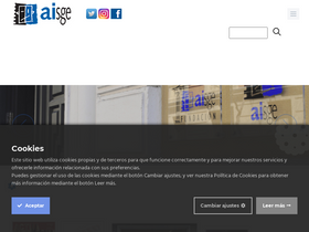'aisge.es' screenshot