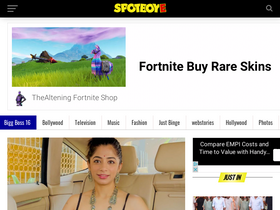 'spotboye.com' screenshot