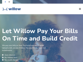 'willowpays.com' screenshot