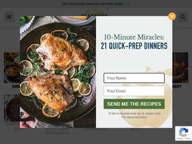 'theseasonedmom.com' screenshot
