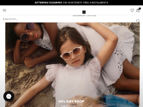 Childsplay Clothing website screenshot