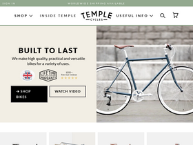 'templecycles.co.uk' screenshot