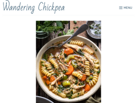 'wanderingchickpea.com' screenshot