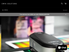 cmyk-solutions.co.uk homepage screenshot