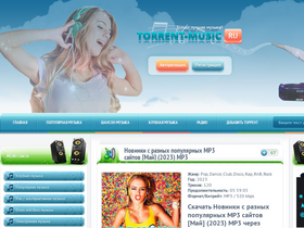 'torrent-music.ru' screenshot