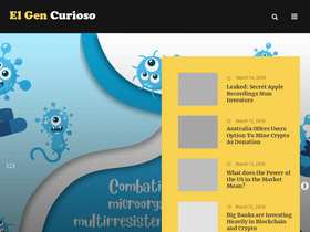 'elgencurioso.com' screenshot