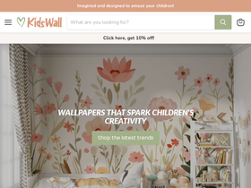 Kids Wall homepage screenshot