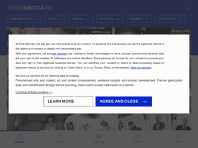 'footmercato.net' screenshot